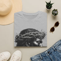 Load image into Gallery viewer, Jesus Is King crown of thorns T-Shirt | Christian Faith Scripture Tee