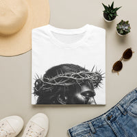Load image into Gallery viewer, Jesus Is King crown of thorns T-Shirt | Christian Faith Scripture Tee