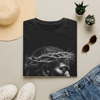 Load image into Gallery viewer, Jesus Is King crown of thorns T-Shirt | Christian Faith Scripture Tee