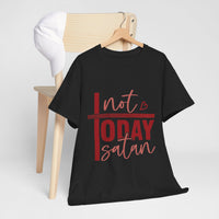 Load image into Gallery viewer, Not Today Satan T-Shirt | Funny Sassy Christian Quote Tee