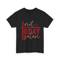 Load image into Gallery viewer, Not Today Satan T-Shirt | Funny Sassy Christian Quote Tee