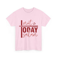 Load image into Gallery viewer, Not Today Satan T-Shirt | Funny Sassy Christian Quote Tee