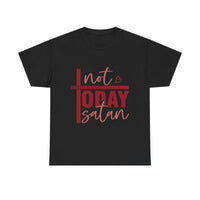 Load image into Gallery viewer, Not Today Satan T-Shirt | Funny Sassy Christian Quote Tee