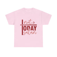 Load image into Gallery viewer, Not Today Satan T-Shirt | Funny Sassy Christian Quote Tee
