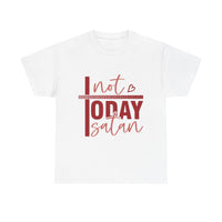 Load image into Gallery viewer, Not Today Satan T-Shirt | Funny Sassy Christian Quote Tee